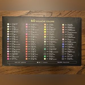 Ateza 60 Gouache Tubes (Like-New)